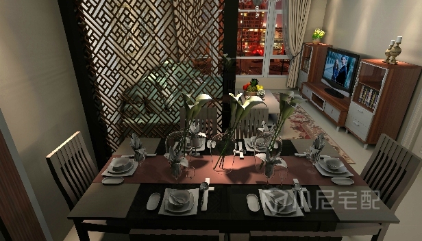 98.1㎡/兩室兩廳一衛(wèi)/新古典 98.1㎡/兩室兩廳一衛(wèi)/新古典