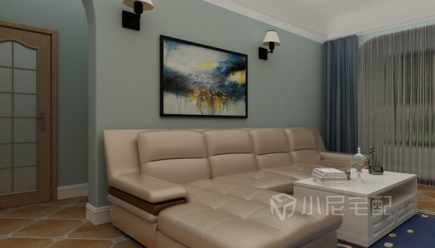 90㎡/兩室一廳一衛(wèi)/簡約