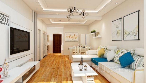 80㎡/兩室一廳一衛(wèi)/簡約 80㎡/兩室一廳一衛(wèi)/簡約