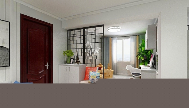 90㎡/兩室兩廳一衛(wèi)/現(xiàn)代