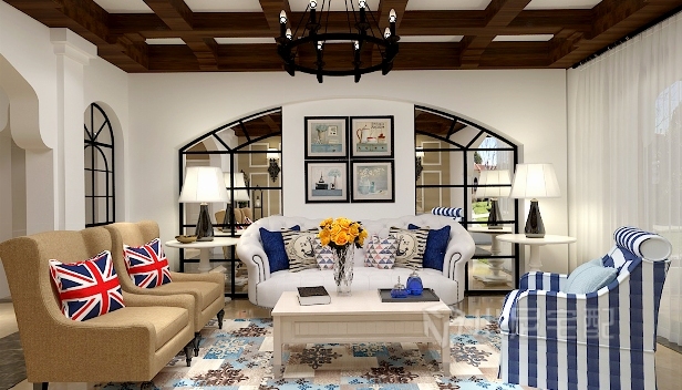 150㎡/三室兩廳兩衛(wèi)/地中海 150㎡/三室兩廳兩衛(wèi)/地中海