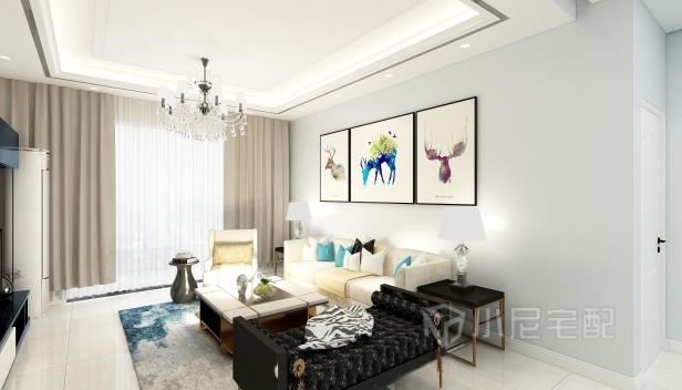 105㎡/三室兩廳一衛(wèi)/現代