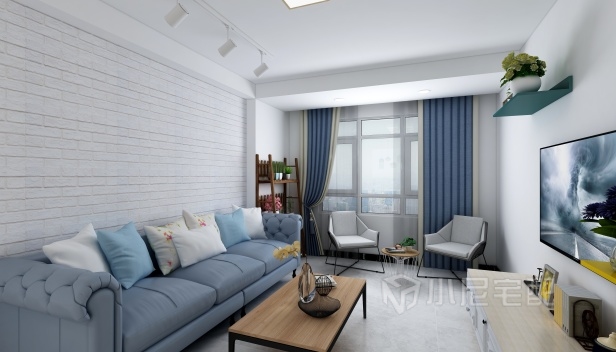 62.87㎡/兩室一廳一衛(wèi)/簡約