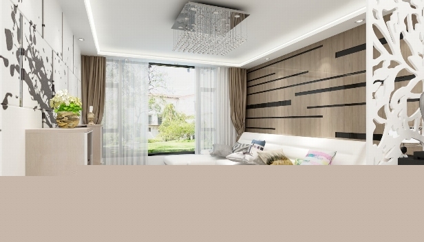 95㎡/兩室一廳一衛(wèi)/現(xiàn)代