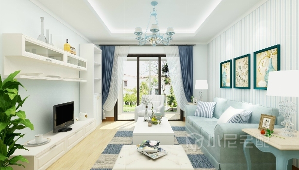 90㎡/三室兩廳兩衛(wèi)/地中海 90㎡/三室兩廳兩衛(wèi)/地中海