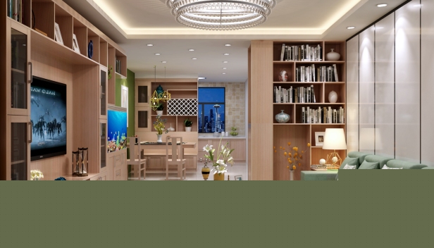 96㎡/兩室一廳一衛(wèi)/現(xiàn)代