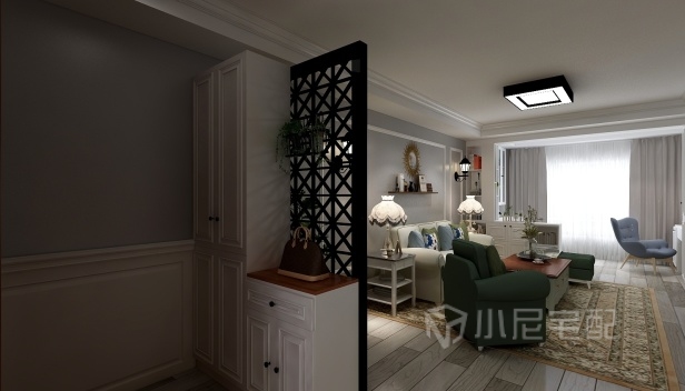 110㎡/兩室兩廳一衛(wèi)/美式 110㎡/兩室兩廳一衛(wèi)/美式