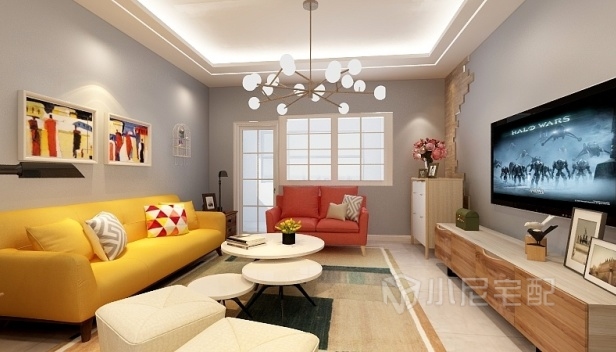 89㎡/兩室一廳兩衛(wèi)/現代