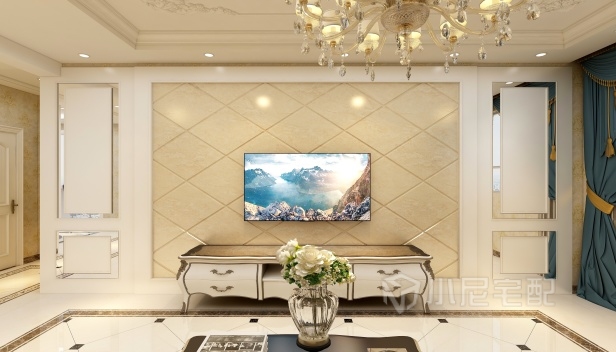 132㎡/三室兩廳兩衛(wèi)/歐式