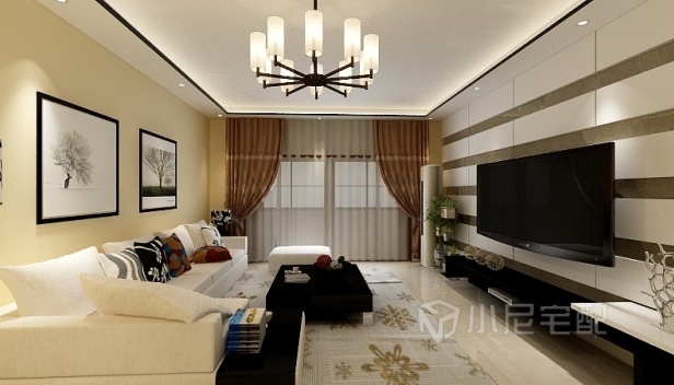 130㎡/三室兩廳兩衛(wèi)/現(xiàn)代