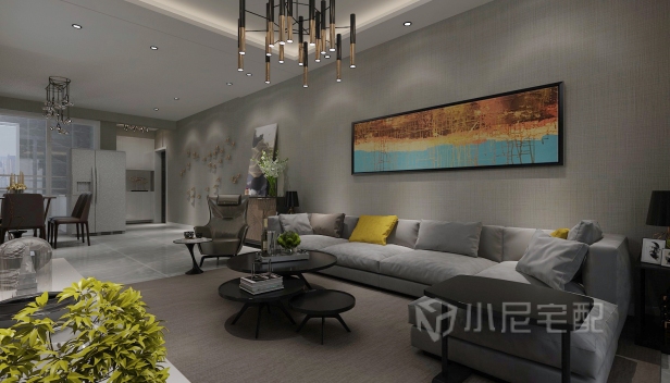 98㎡/兩室兩廳一衛(wèi)/現代