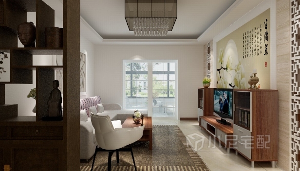 98㎡/兩室兩廳一衛(wèi)/中式