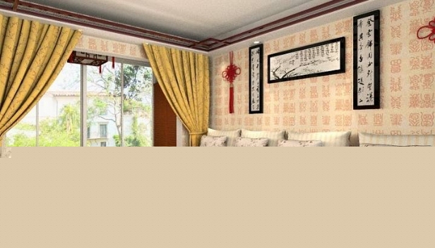 103㎡/兩室一廳一衛(wèi)/中式